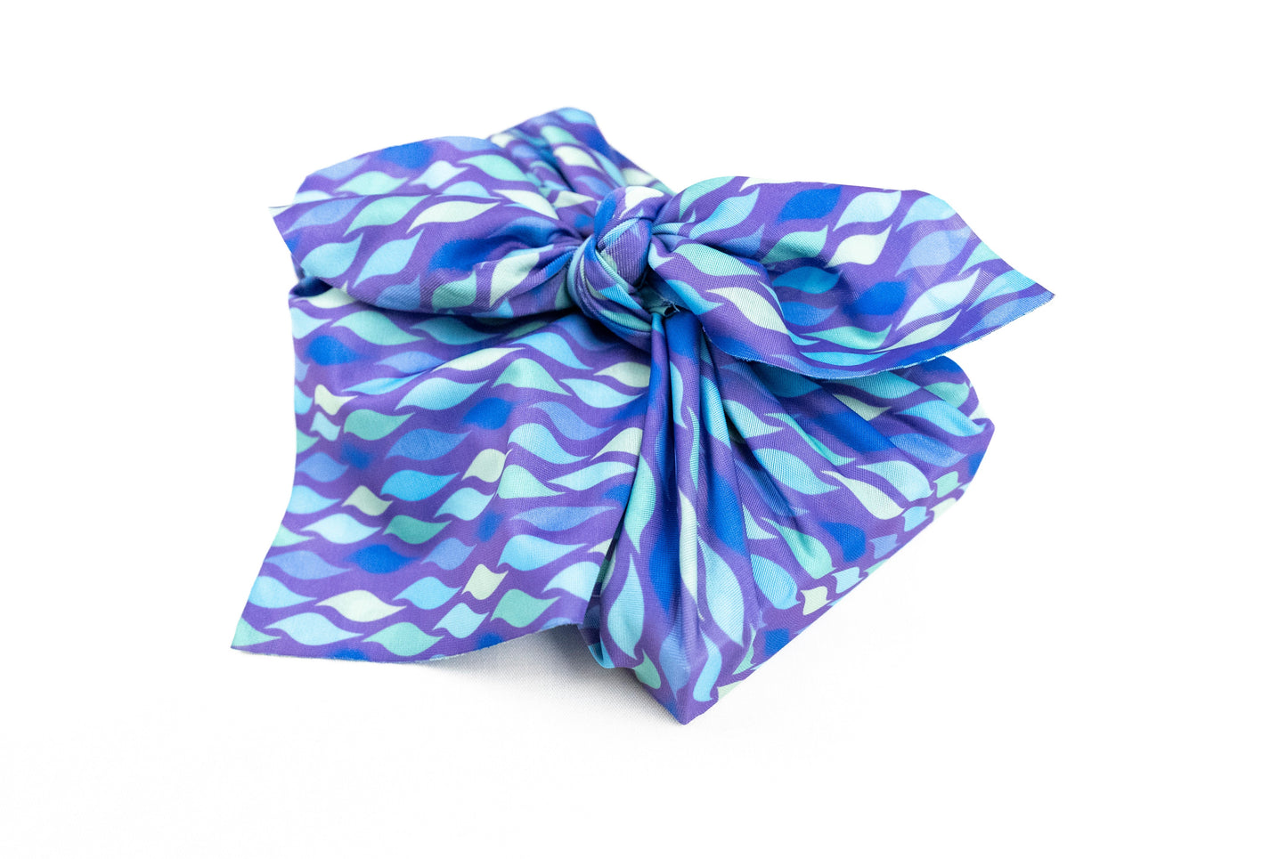 Leafi/Blue Wavi small 18" reversible wrap