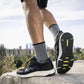 Florsheim Men's Tread Lite Mesh Moc Toe Lace Up Sneaker - Black
