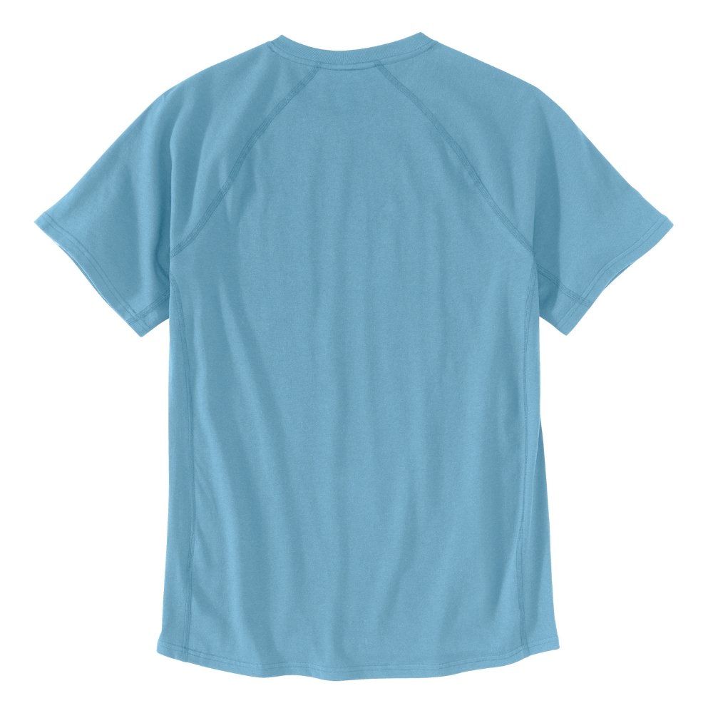 Carhartt Men's Force Relaxed Fit Short-Sleeve Pocket T-Shirt - Powder Blue