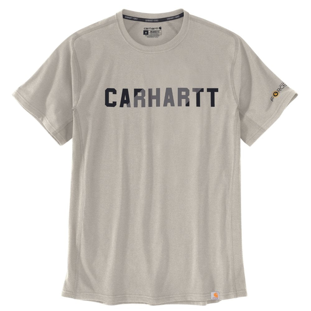 Carhartt Men's Force Relaxed Fit Midweight Short-Sleeve Graphic T-Shirt - Malt