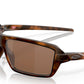 Oakley Men's Cables Sunglasses - Prizm Tungsten Polarized/ Brown Tortoise