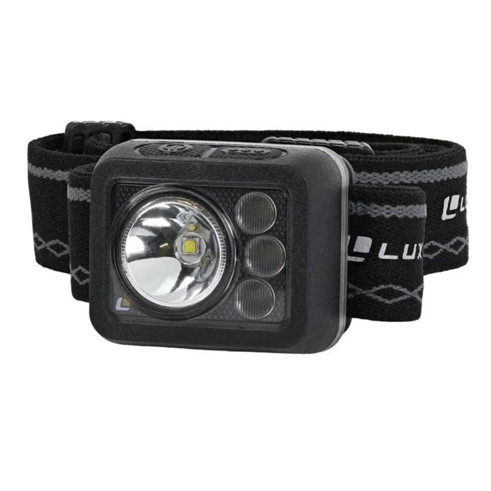 Luxpro LP738 Waterproof Multi-Color Ultralight LED Rechargeable Headlamp