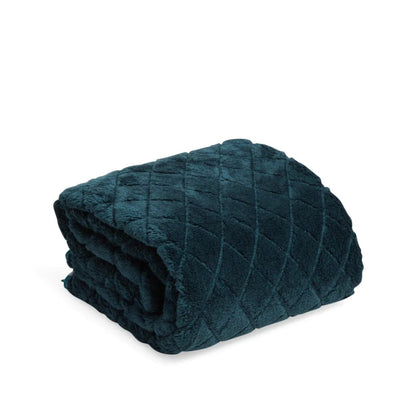 Vera Bradley Solid Throw Blanket - Jamboree Foulard Green