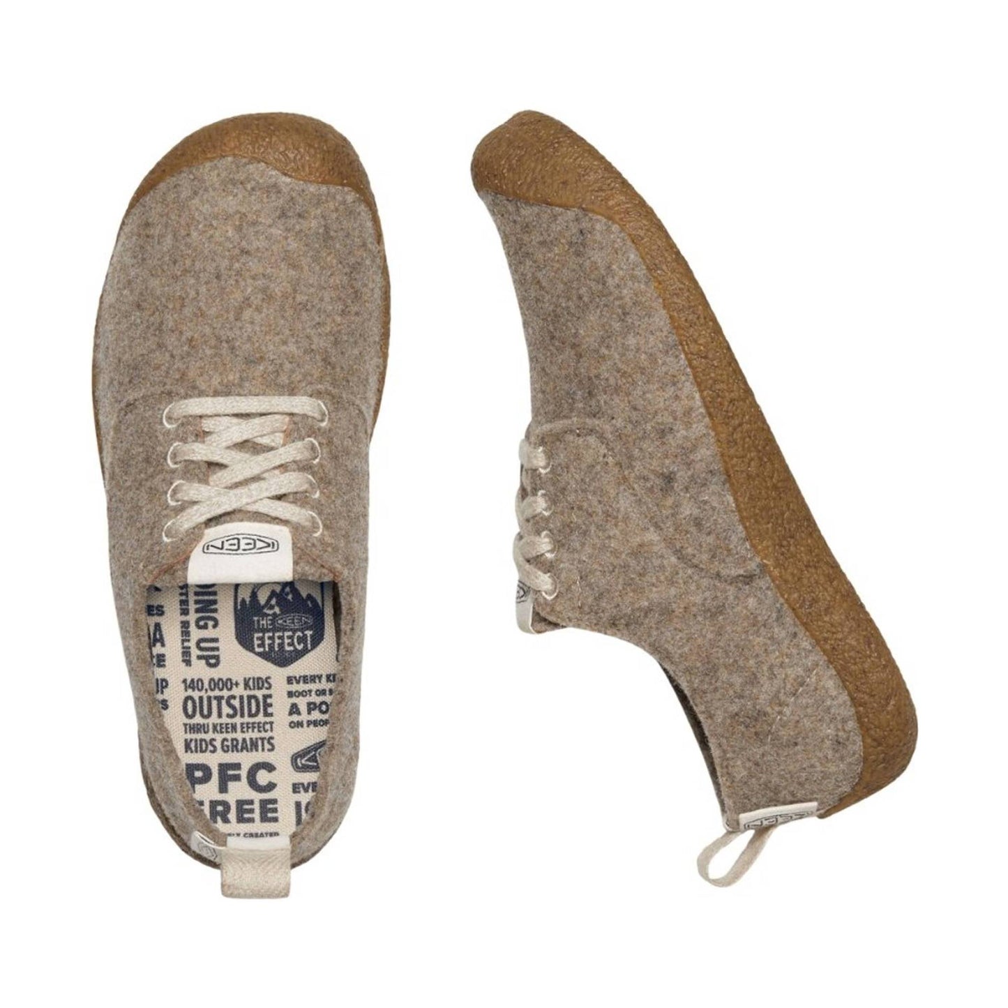 KEEN Women's Mosey Derby Shoe - Taupe Felt/Birch